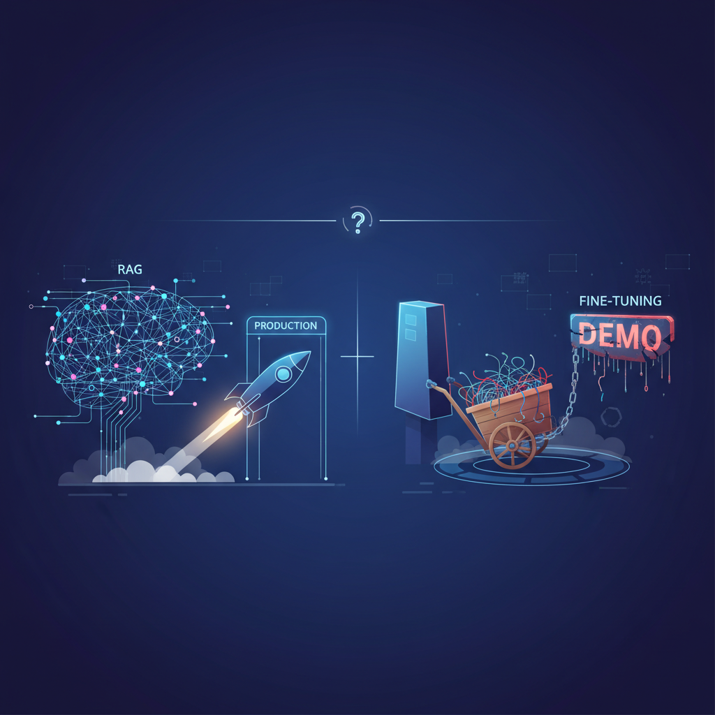 RAG vs Fine-Tuning: The AI Decision That Determines Whether Your Project Ships or Stays in Demo Forever